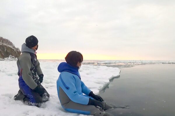 流氷ウォーク